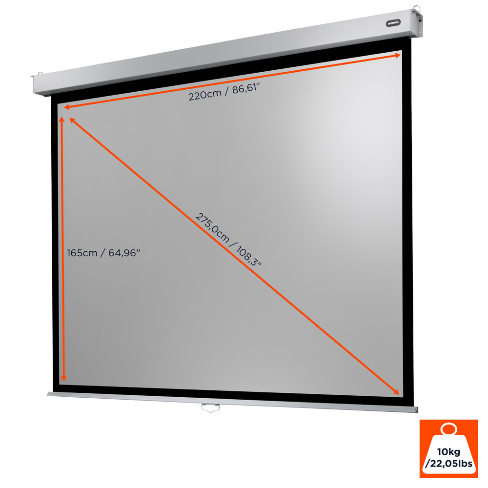 celexon Leinwand Rollo Professional Plus 220 x 165 cm - 108"