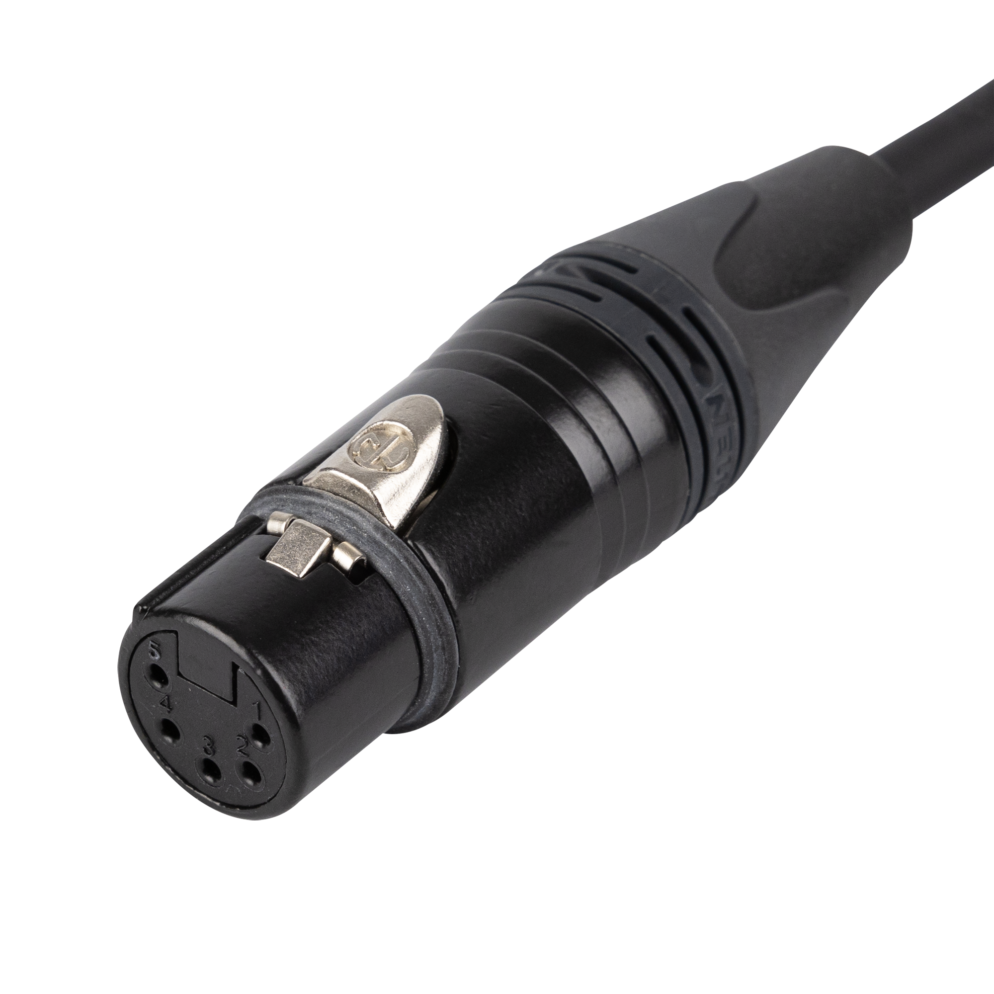 DAP FLN85 Quad DMX & AES/EBU Cable Neutrik NC5-BAG Series 1.5 m 1,5 m - versilbert