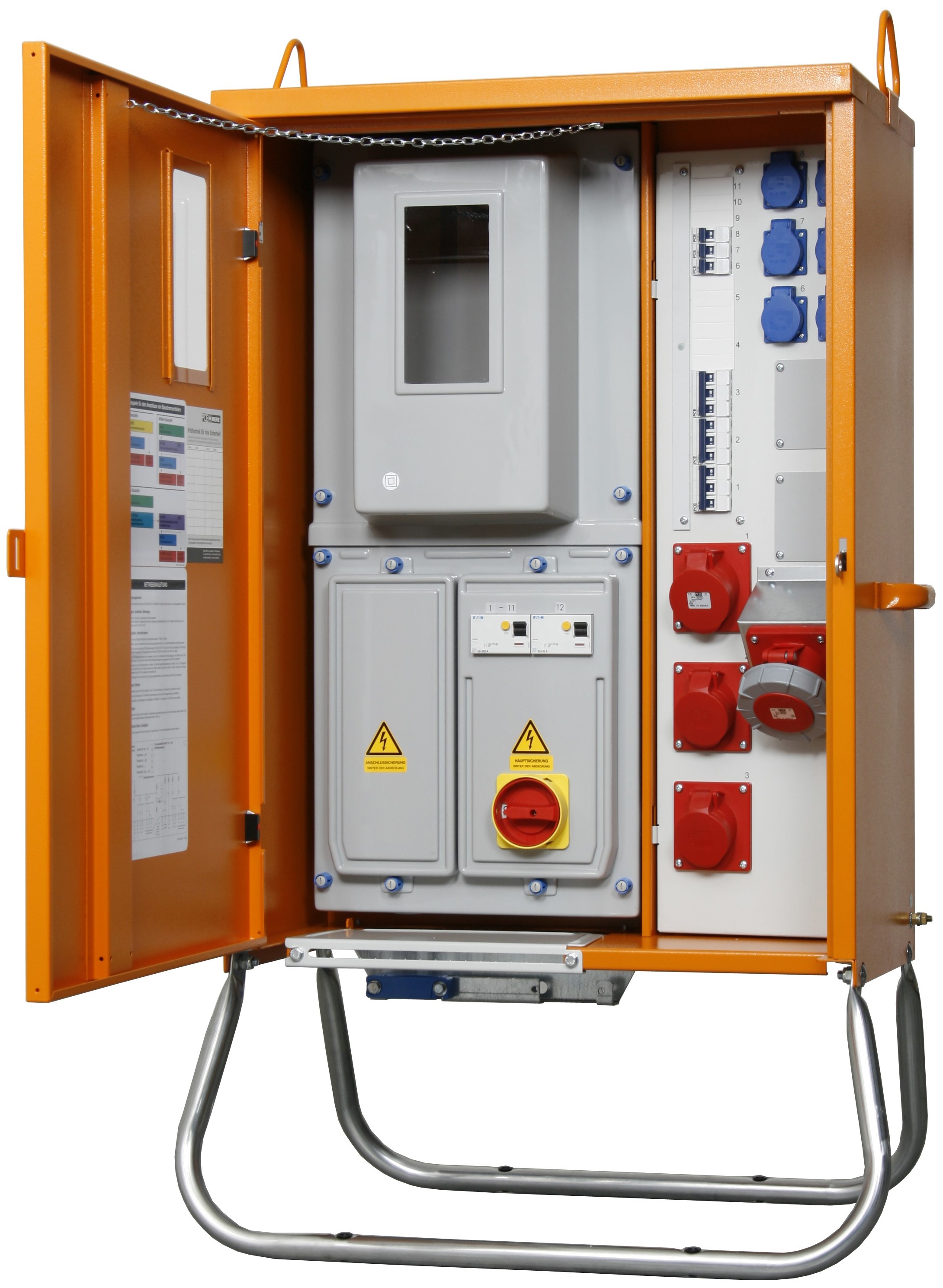 MERZ M-AVEV 63/321-6/V2/X   Anschlussverteilerschrank mit Zählerplatz 44kVA, RCD TypB