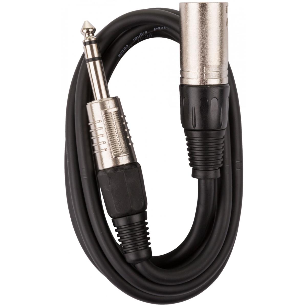 HILEC Audiokabel Klinke/XLR male 1,5m 