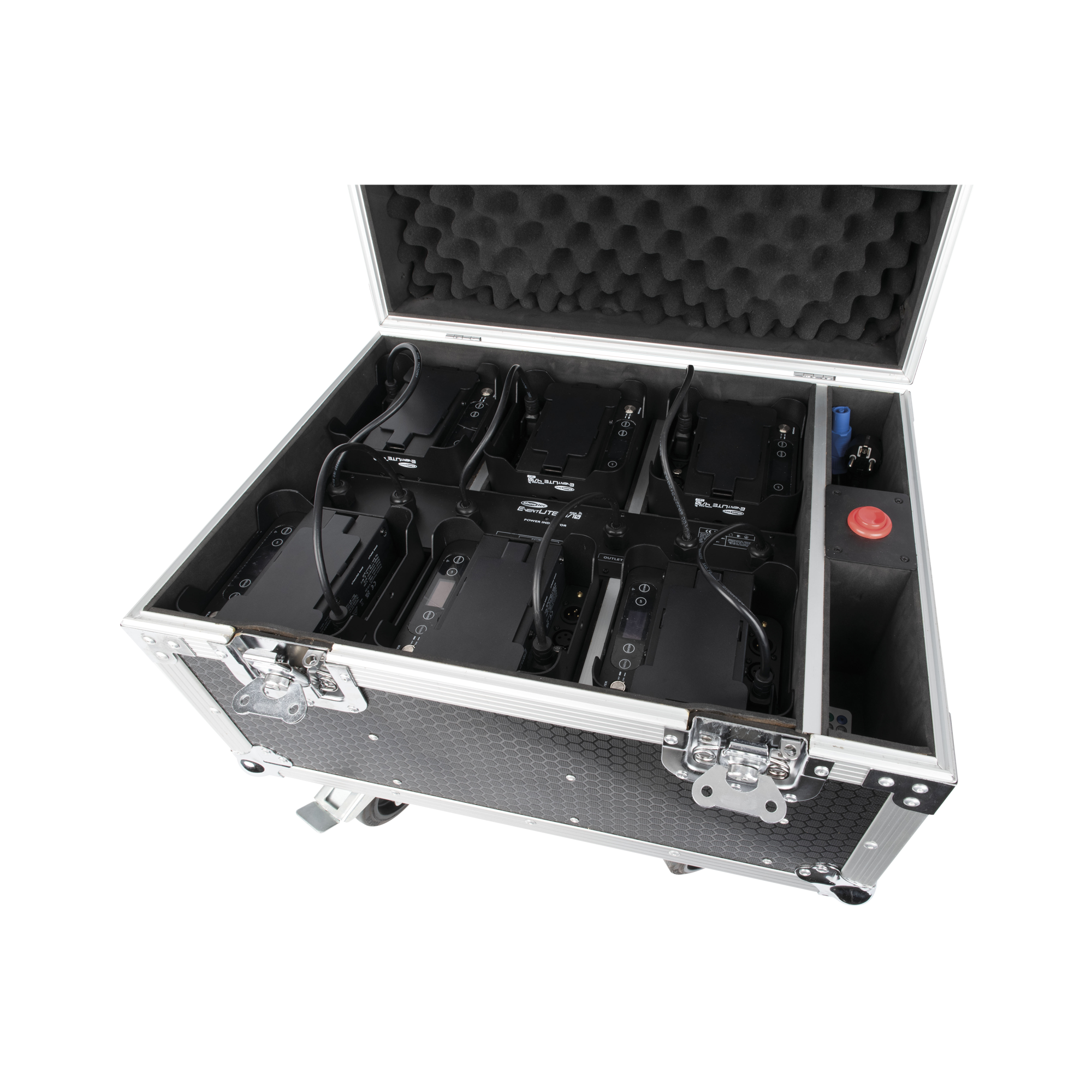 Showtec EventLITE 4/10 Q6 Set Flightcase inkl. 6 x EventLITE 4/10 Q6