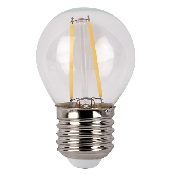Showgear LED Bulb Clear WW E27 2W, nicht dimmbar