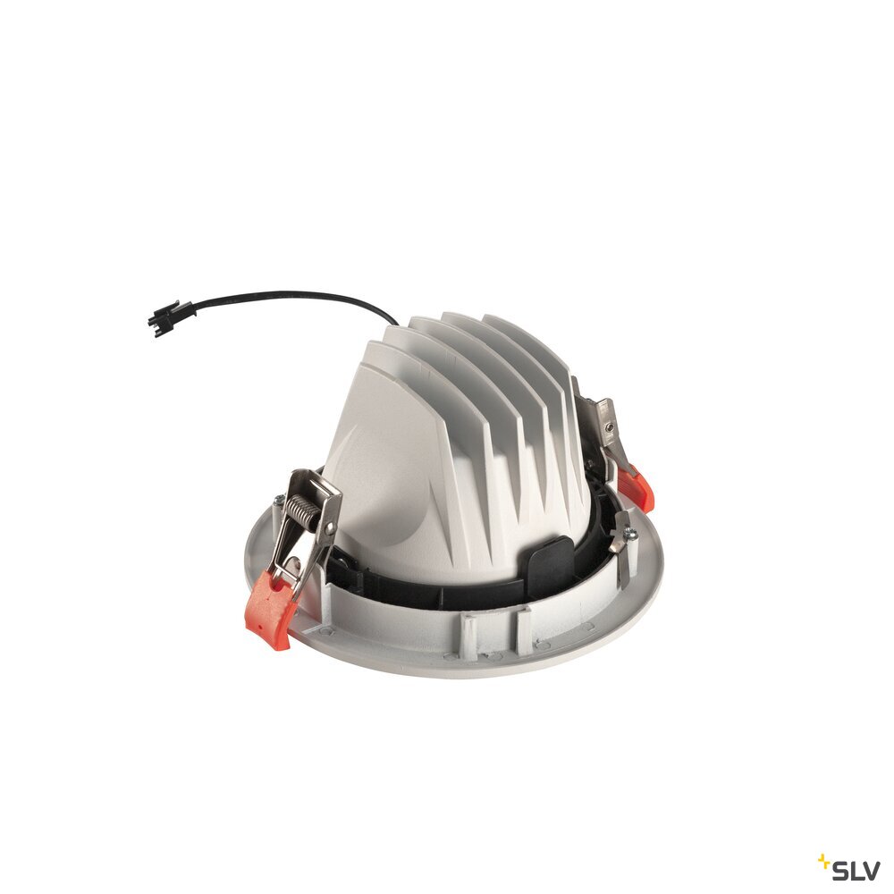 NUMINOS DL L, Indoor LED Deckeneinbauleuchte weiß/schwarz 4000K 20° kardanisch dreh- und schwenkbar
