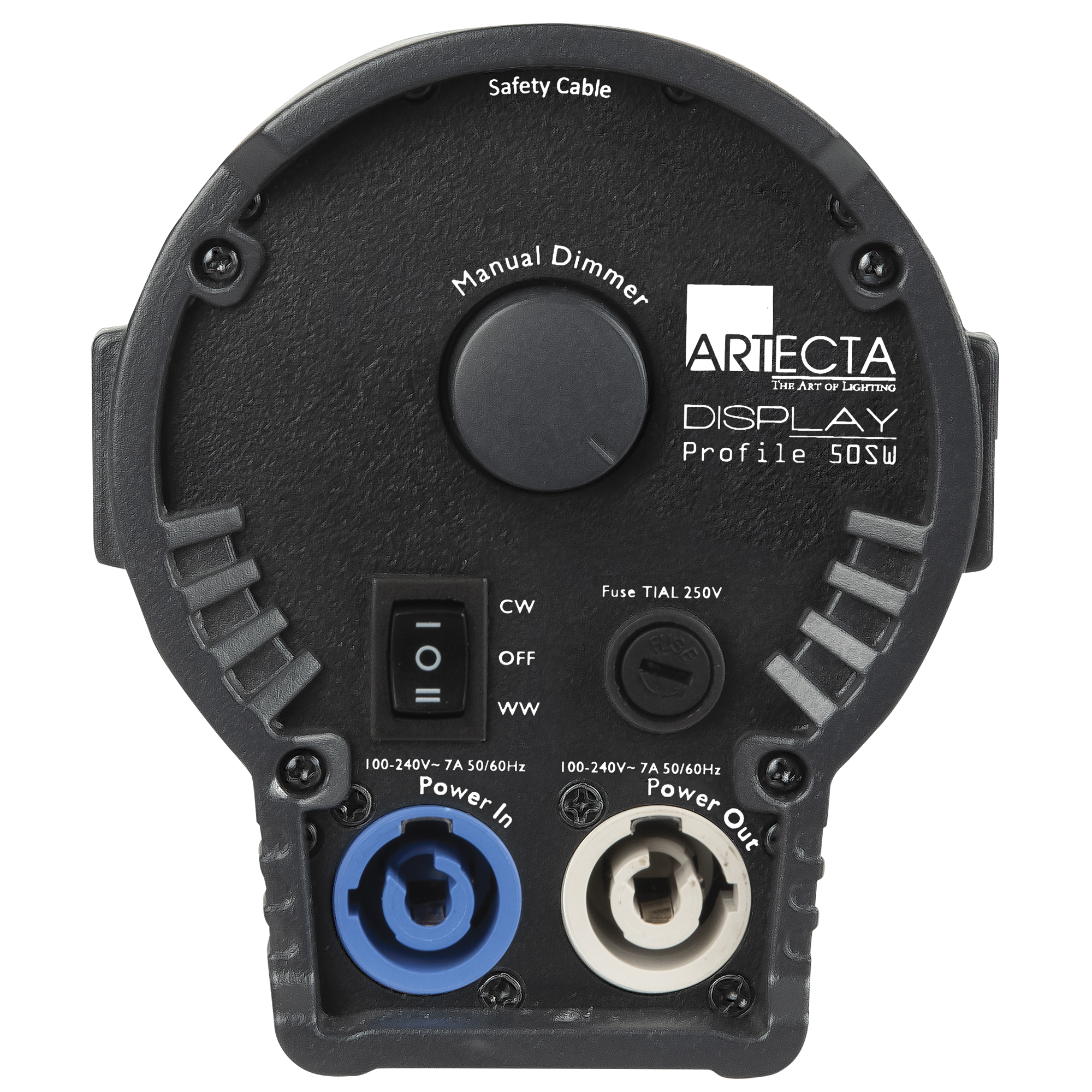 Artecta Display Profile 50 SW 50 W Schaltbares Weiße LED-Profil - Schwarz