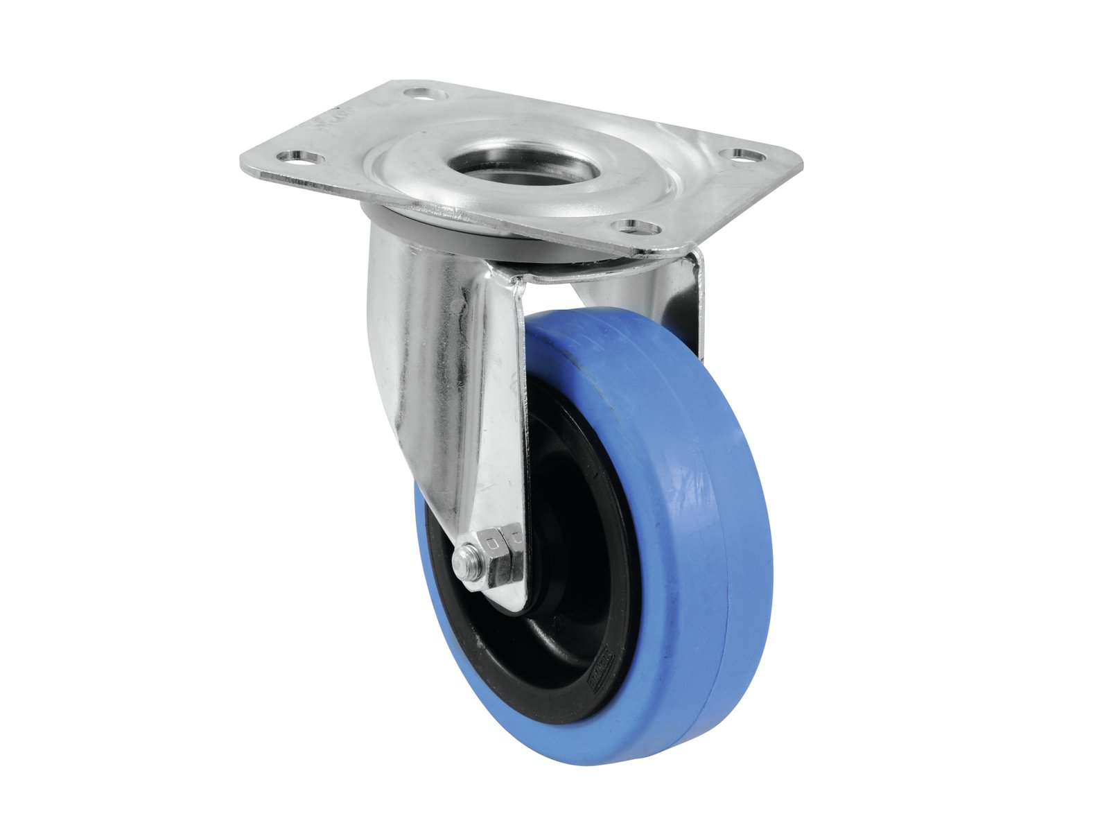 ROADINGER Lenkrolle 100mm BLUE WHEEL hellblau ROADINGER Lenkrolle 100mm BLUE WHEEL hellblau