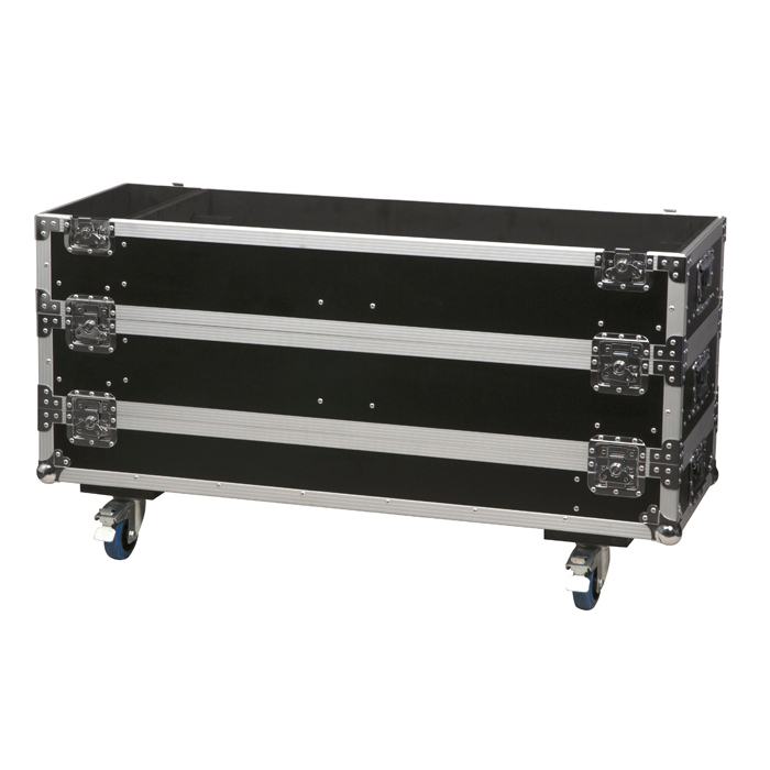 SHOWTEC Case for 12x Sunstrip Active 3 stapelbare Fächer mit Zubehörfach SHOWTEC Case for 12x Sunstrip Active 3 stapelbare Fächer mit Zubehörfach