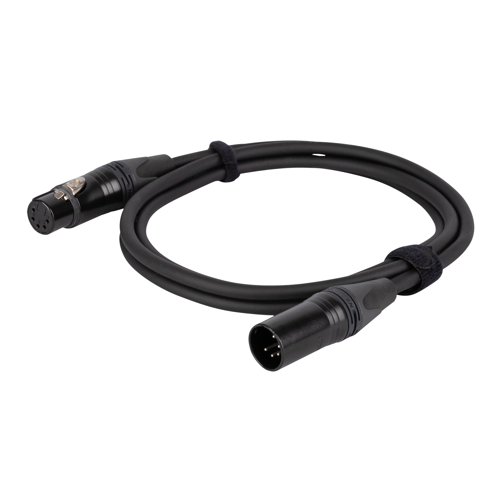 DAP FLN85 Quad DMX & AES/EBU Cable Neutrik NC5-BAG Series 1.5 m 1,5 m - versilbert