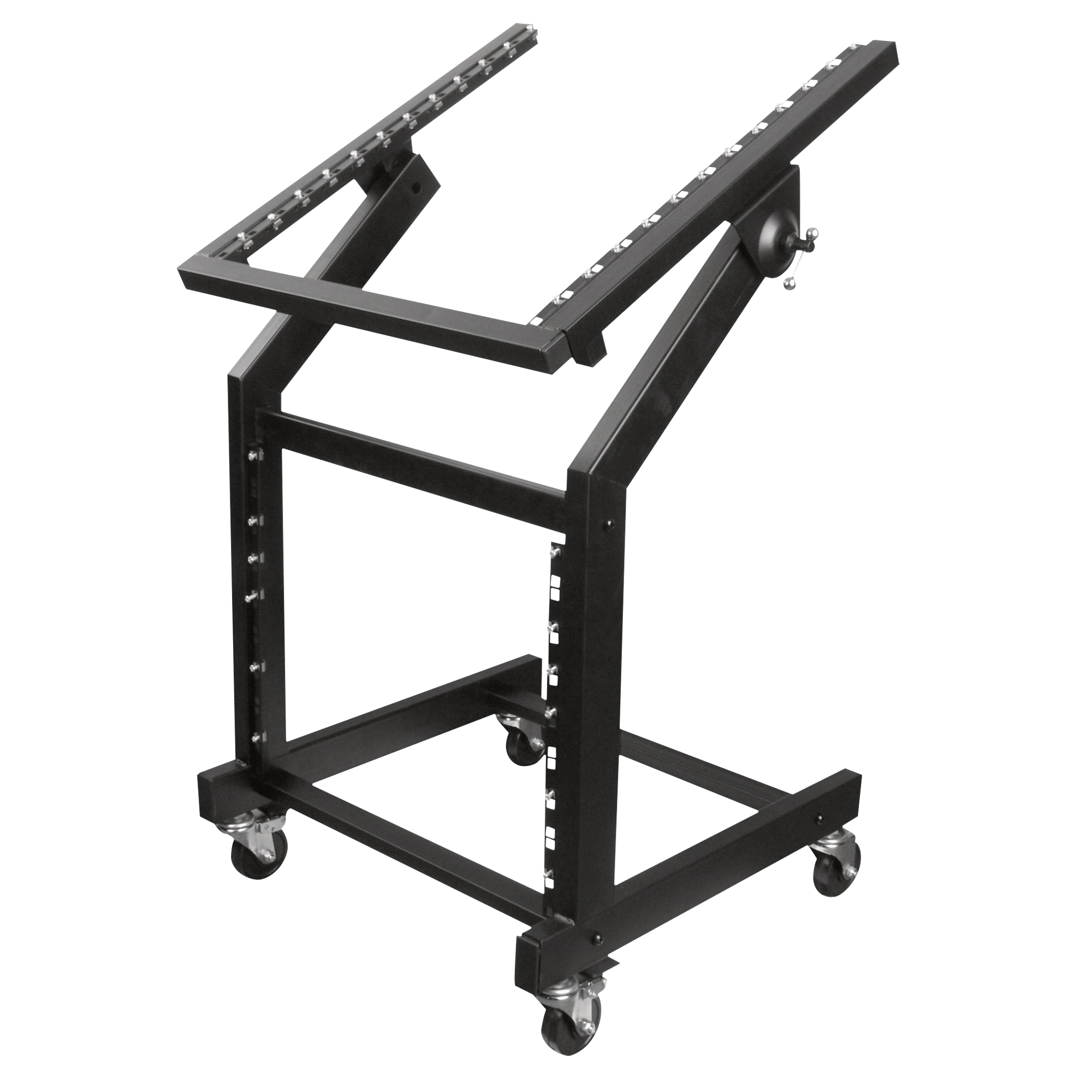 SHOWGEAR 19 Inch Rack Metal With adjustable top loading Mit neigbarem Oberteil SHOWGEAR 19 Inch Rack Metal With adjustable top loading Mit neigbarem Oberteil
