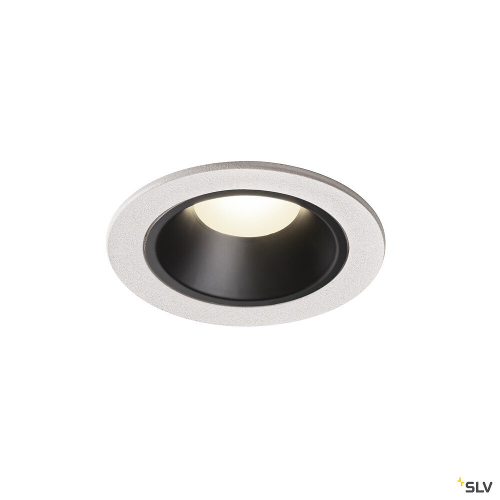 NUMINOS DL S, Indoor LED Deckeneinbauleuchte weiß/schwarz 4000K 55°