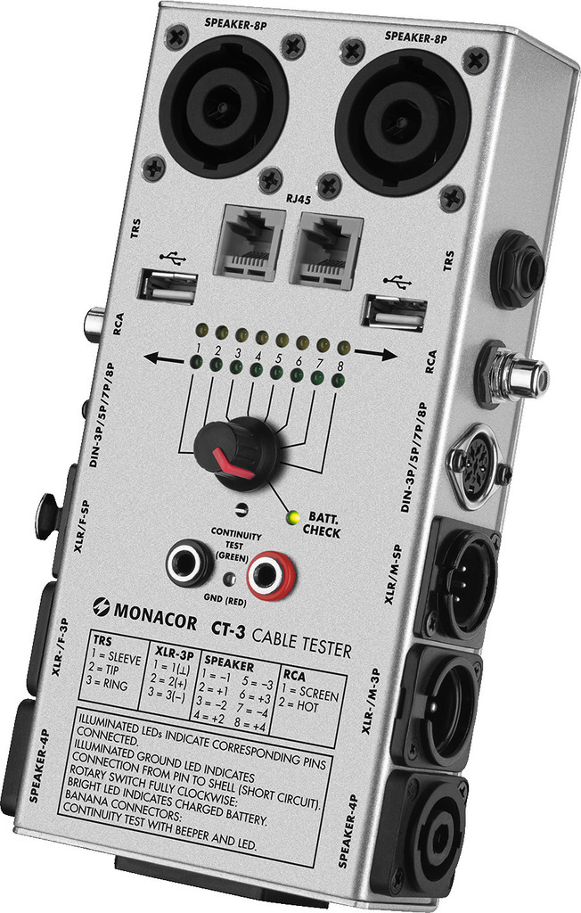 MONACOR CT-3 Kabeltestgerät