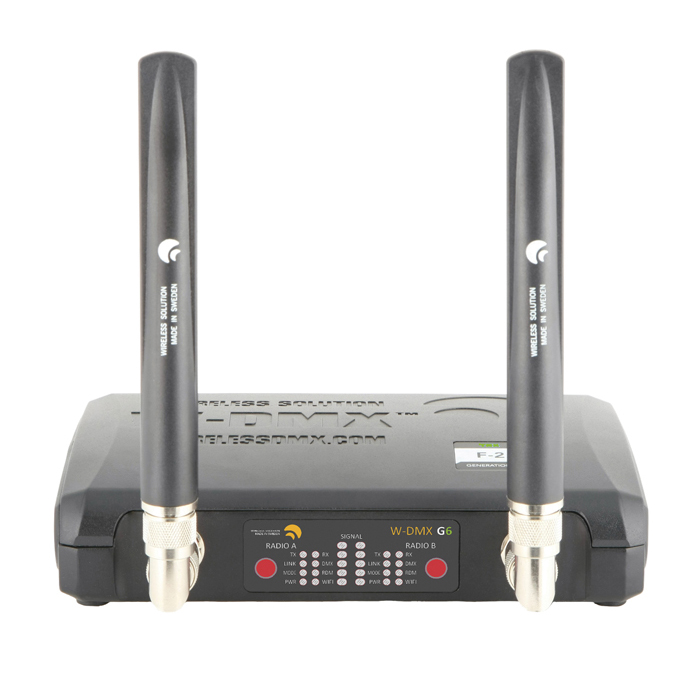 Wireless solution BlackBox F-2 G6 Transceiver Drahtloser DMX, ArtNet & Streaming ACN-Sender & -Empfänger