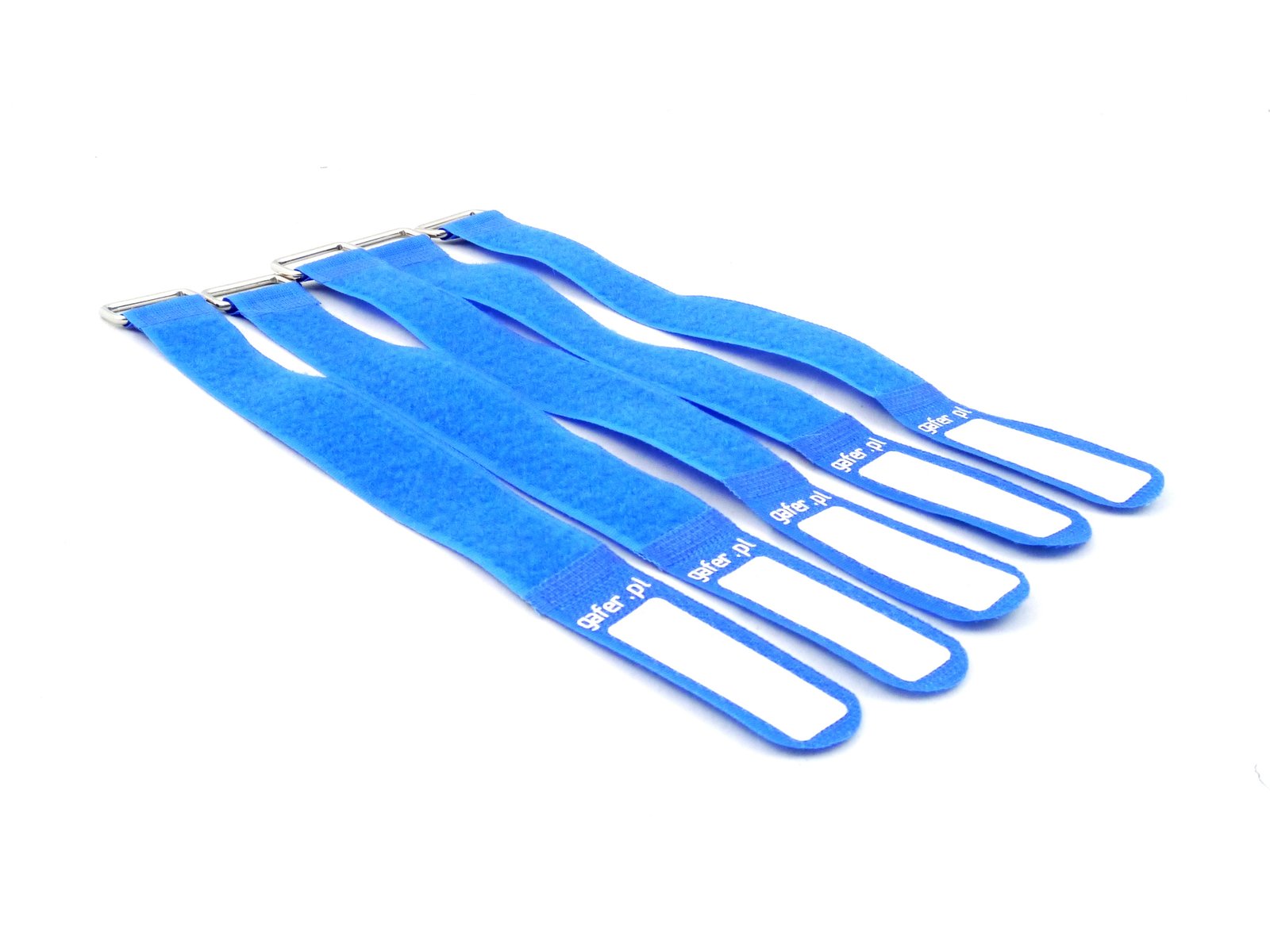 GAFER.PL Kabelbinder Klettverschluss 25x400mm 5er Pack blau GAFER.PL Kabelbinder Klettverschluss 25x400mm 5er Pack blau
