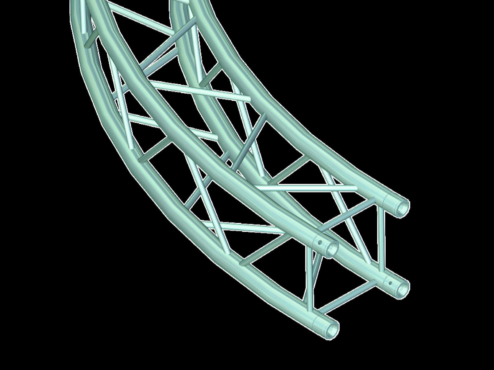 ALUTRUSS QUADLOCK 6082 Element f.Kreis 6m in.45° ALUTRUSS QUADLOCK 6082 Element f.Kreis 6m in.45°