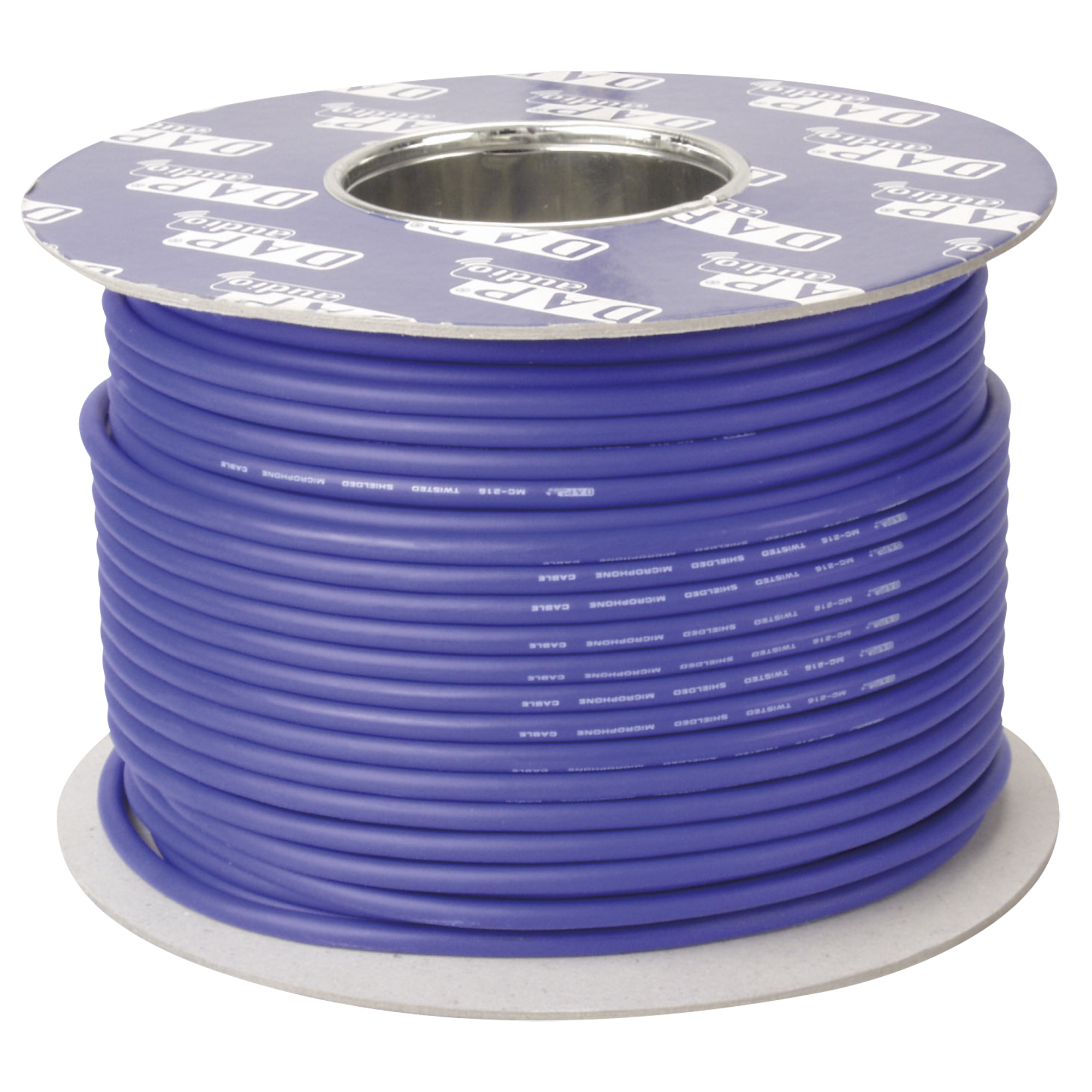DAP MC-216 Blaues Mic/Line-Kabel - 100-m-Rolle