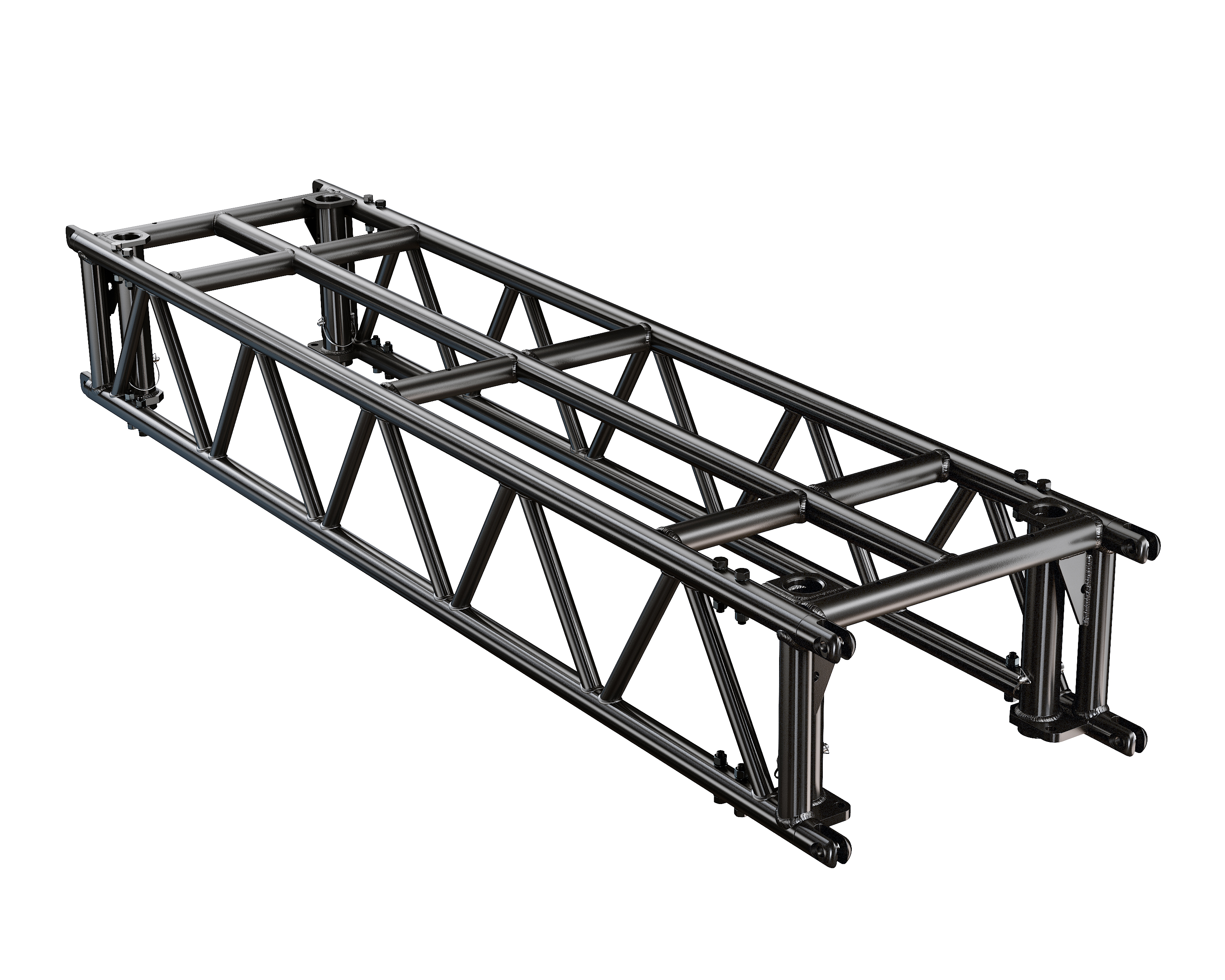 PreRig Truss 2400 stage black Set incl. Dolly