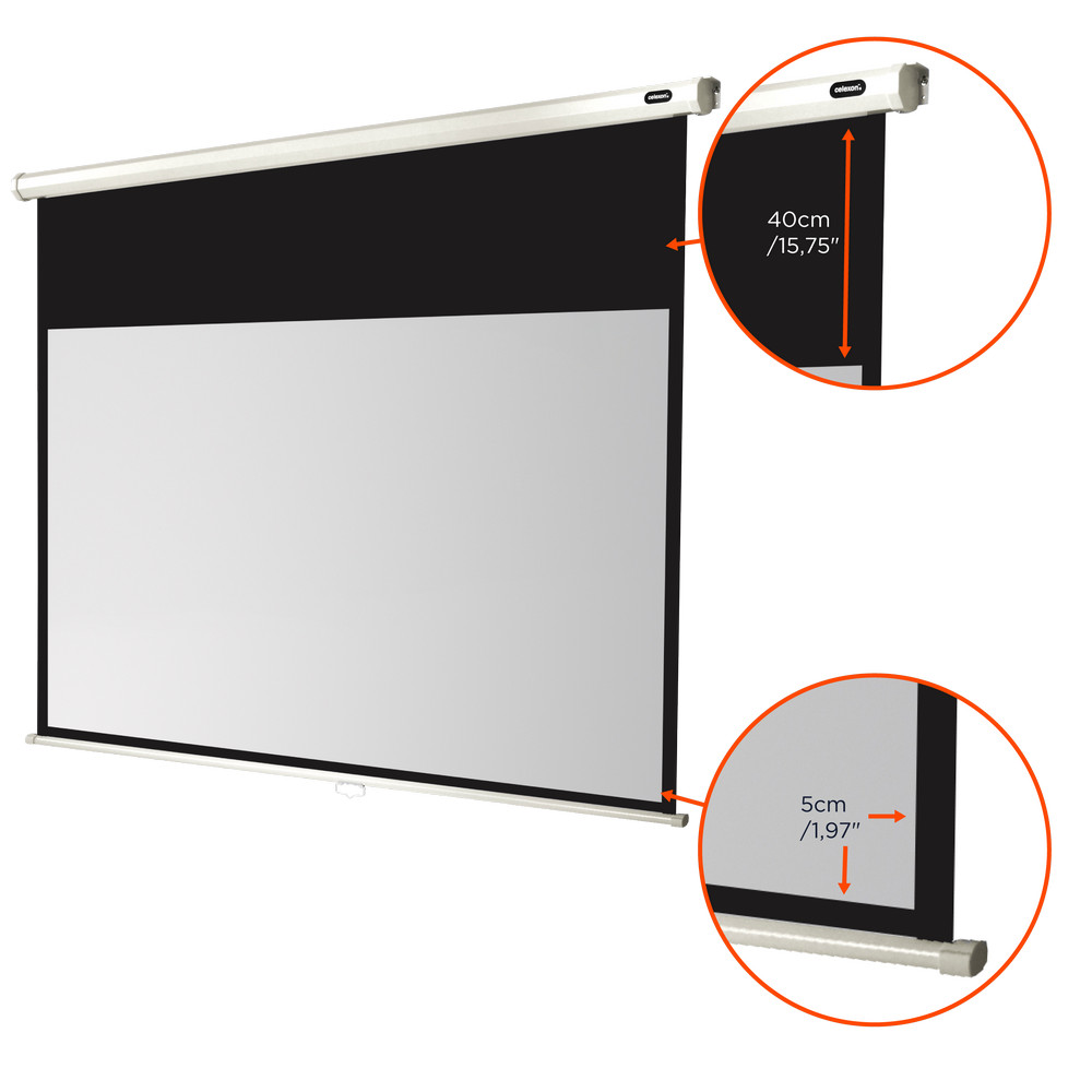 celexon Leinwand Rollo Economy 180 x 102 cm - 81" celexon Leinwand Rollo Economy 180 x 102 cm - 81"