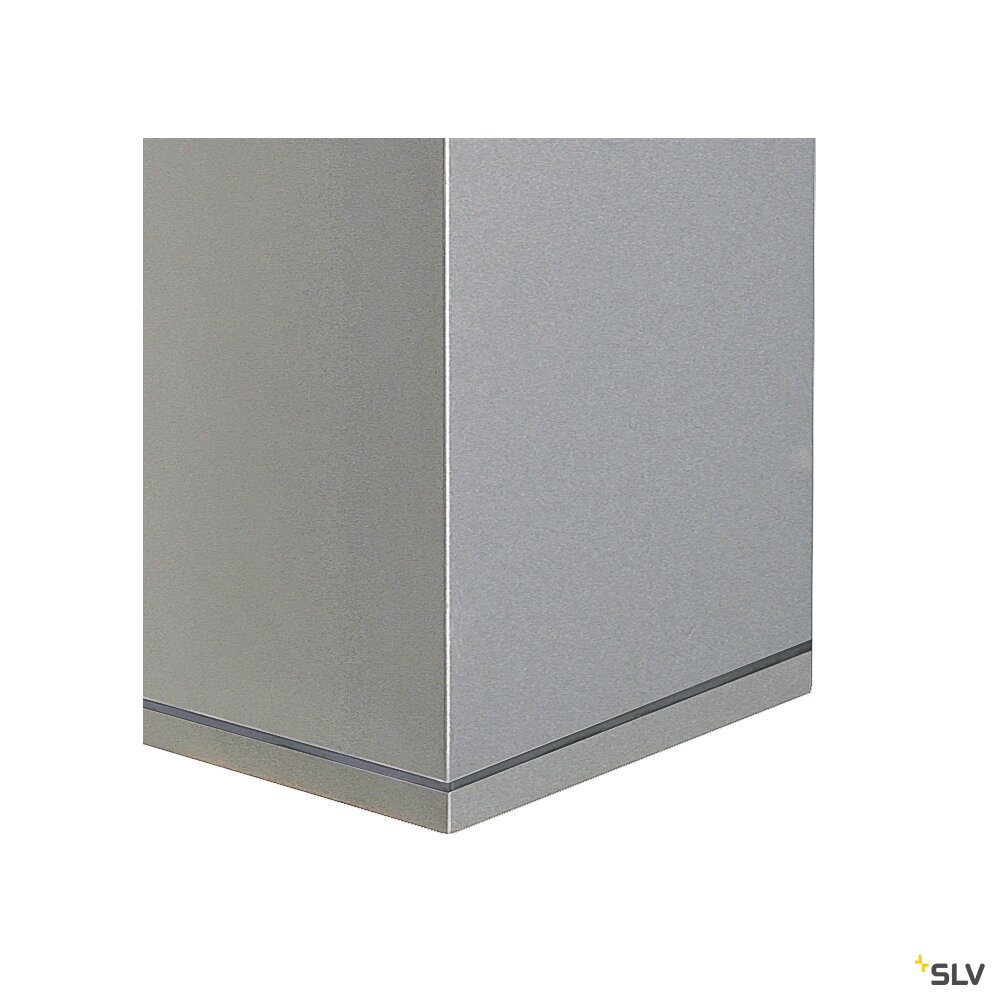 THEO UP/DOWN OUT Wandleuchte, eckig, silbergrau GU10, max. 2x35W THEO UP/DOWN OUT Wandleuchte, eckig, silbergrau GU10, max. 2x35W