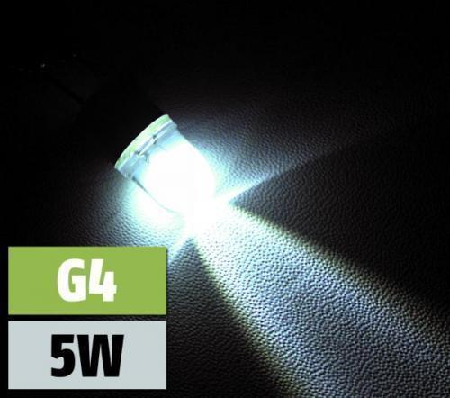 3 x LED Stiftsockellampe 12 V 0,3 W (5 W) G4 weiss kalt