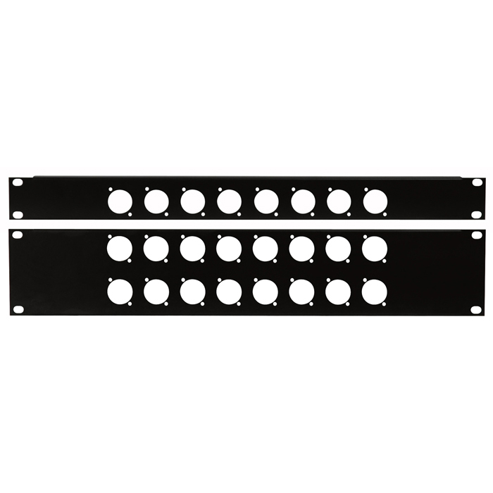 SHOWGEAR 19 Inch Connector Panel 1HE, für 8 XLR-Anschlüsse (Größe D) SHOWGEAR 19 Inch Connector Panel 1HE, für 8 XLR-Anschlüsse (Größe D)