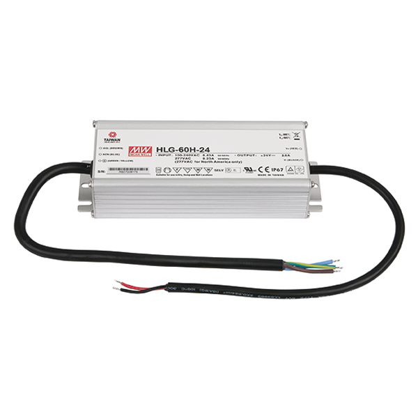 MEANWELL LED Power Supply 60 W/24 V DC MEAN WELL HLG-60H-24 MEANWELL LED Power Supply 60 W/24 V DC MEAN WELL HLG-60H-24