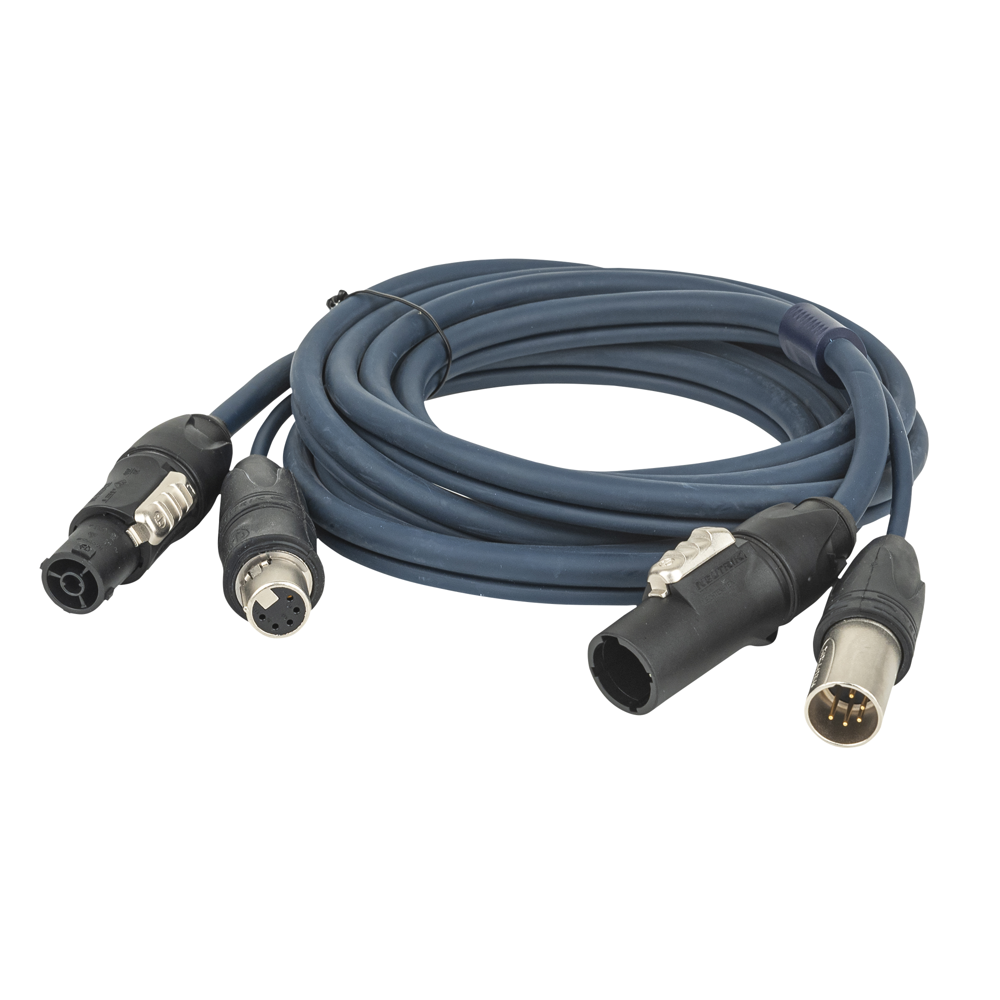 DAP FP-16 Hybrid Cable - powerCON TRUE1 & 5-pin XLR IP - DMX / Power DMX & Strom - 10 m