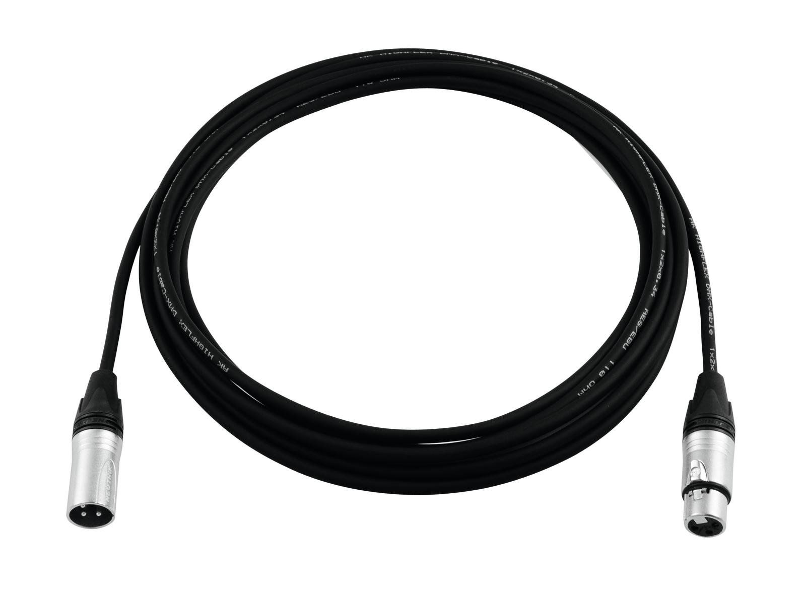PSSO DMX Kabel XLR 3pol 5m sw Neutrik PSSO DMX Kabel XLR 3pol 5m sw Neutrik