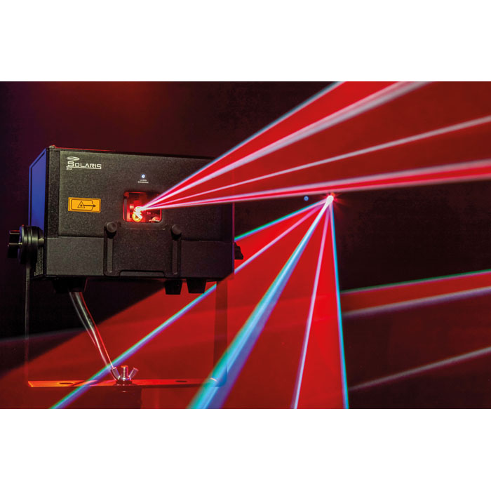 Showtec Solaris 3.0 High-Power RGB-Laser mit ILDA-Steuerung