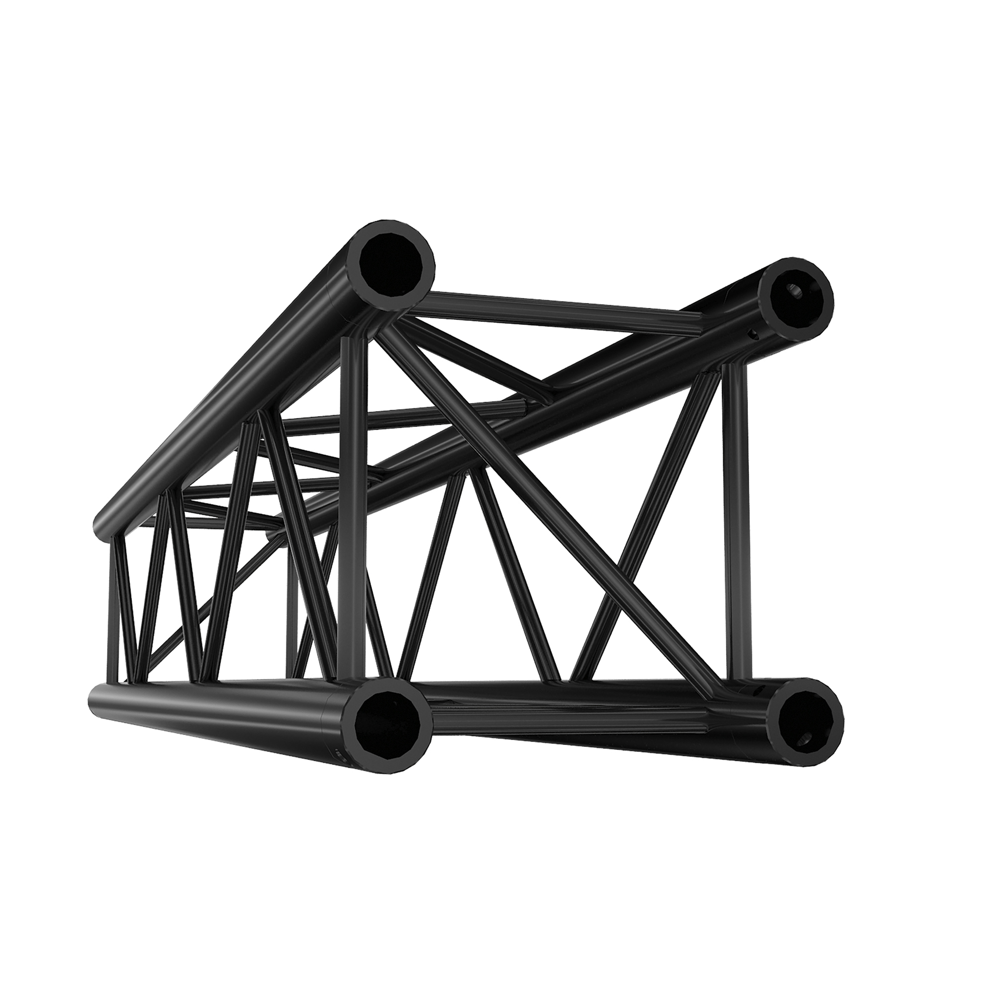 MILOS Pro-30 Square F Truss - Straight - Heavy Duty QTVF2500 - 2500 mm - heavy duty - black - F