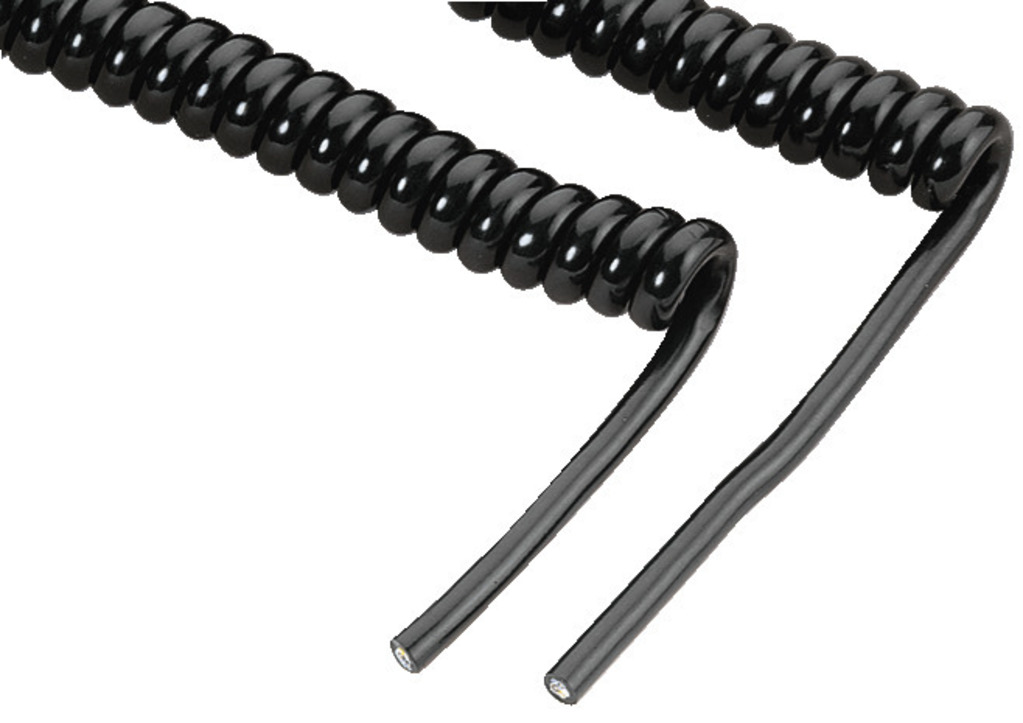 MONACOR CCX-6M Mikrofon-Spiralkabel, Ø 5 mm