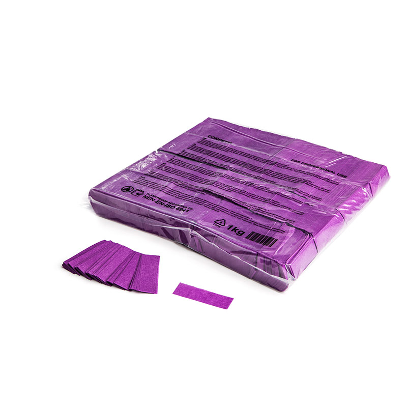 Slowfall confetti rectangles 55x17mm - Purple Slowfall confetti rectangles 55x17mm - Purple