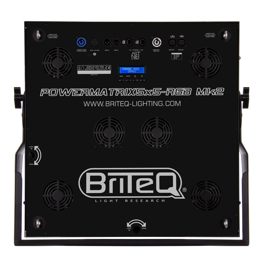 Briteq PowerMatrix 5x5 RGB Mk2 mit Artnet 