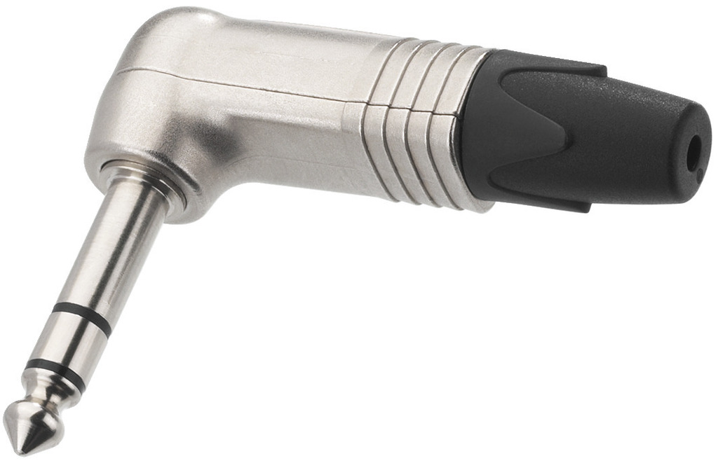 MONACOR NP-3RX NEUTRIK-6,3-mm-Stereo-Klinkenstecker, abgewinkelt