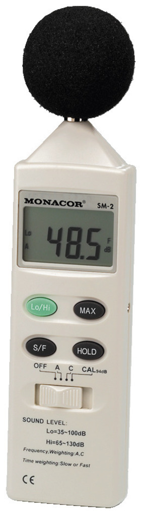 MONACOR SM-2 Schallpegel-Messgerät MONACOR SM-2 Schallpegel-Messgerät