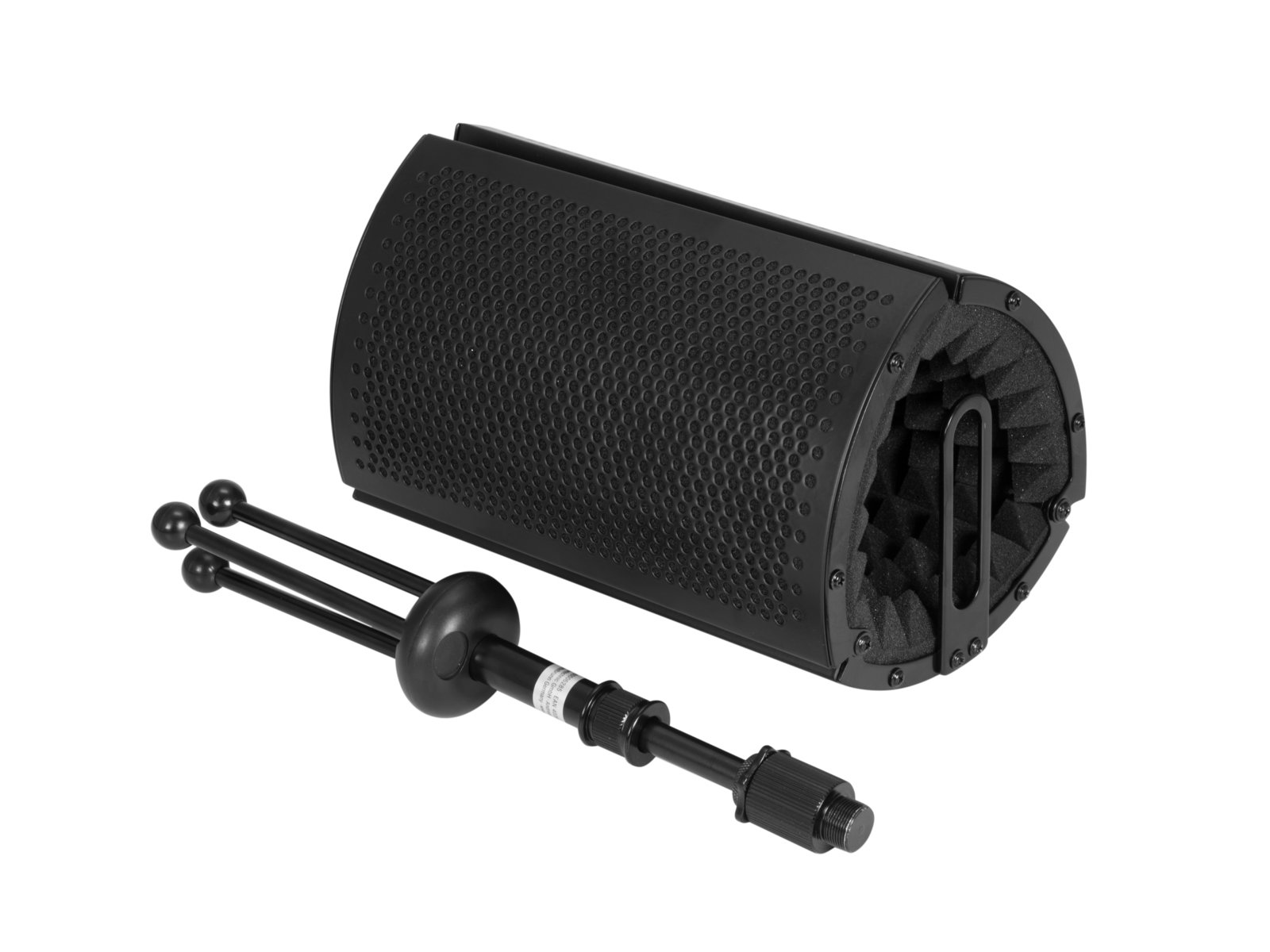 OMNITRONIC AS-04 Tisch-Mikrofon-Absorbersystem, faltbar inkl. Tripod OMNITRONIC AS-04 Tisch-Mikrofon-Absorbersystem, faltbar inkl. Tripod