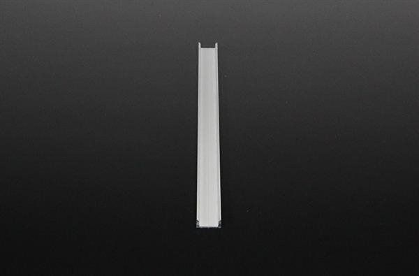 U-Profil flach AU-01-12, 2m, Silber