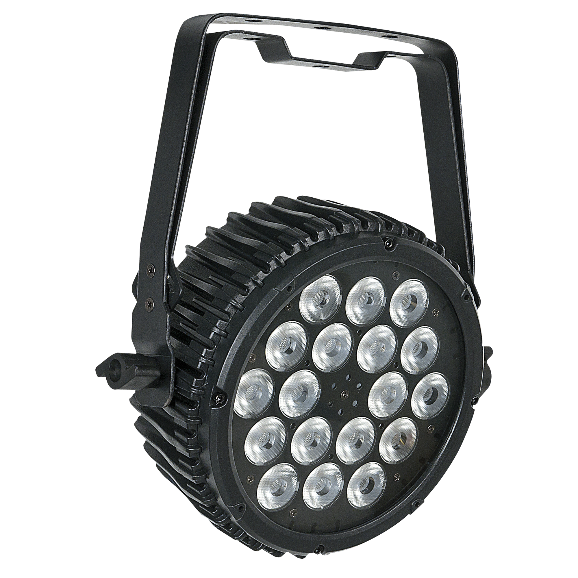 Showtec Compact Par 18 MKII 18x 3 W RGB LED PAR - schwarz