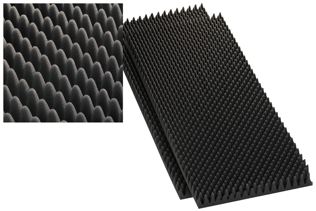 MONACOR MDM-40 LS-Noppenschaumstoff, 40 mm, 100 x 50 cm