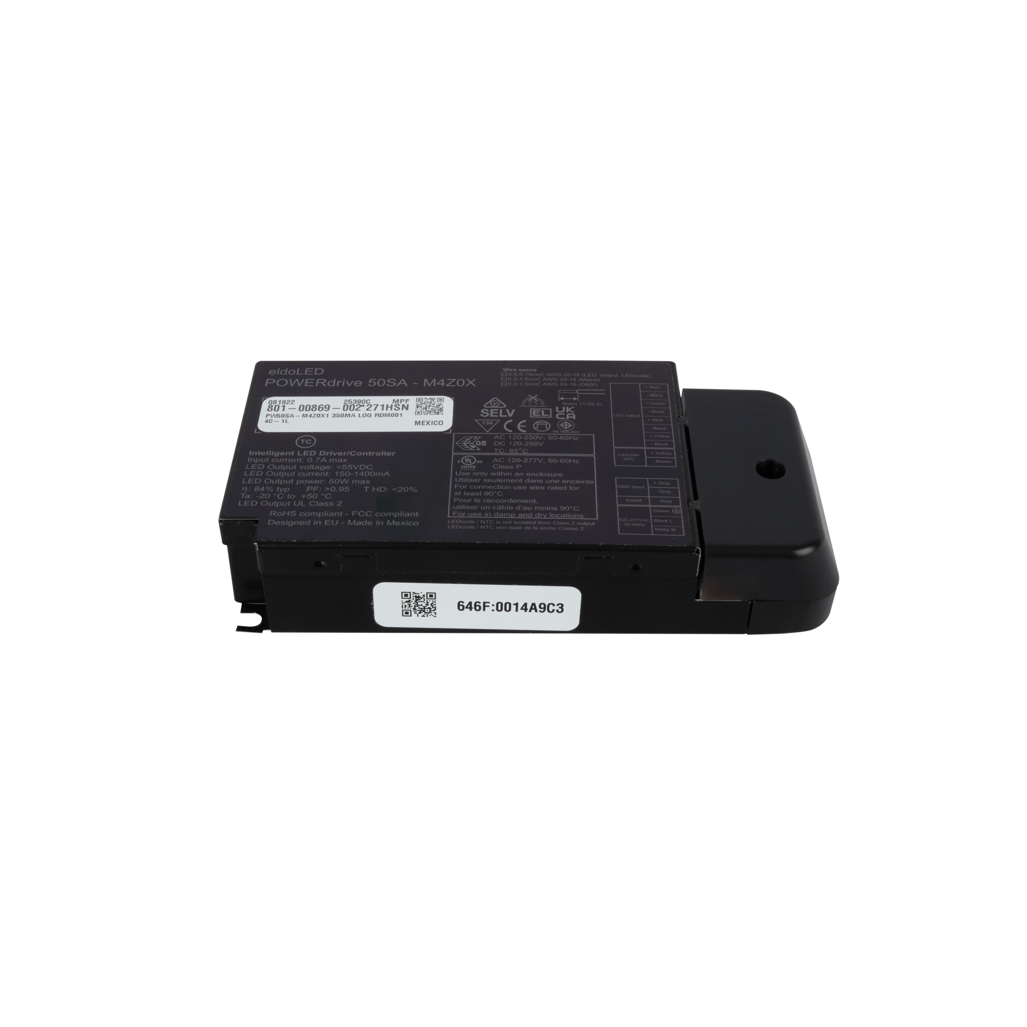ELDOLED POWERdrive AC - 50 W Konstantstrom - DMX - RGBW (4 Kanäle) - 50SA-M4Z0X