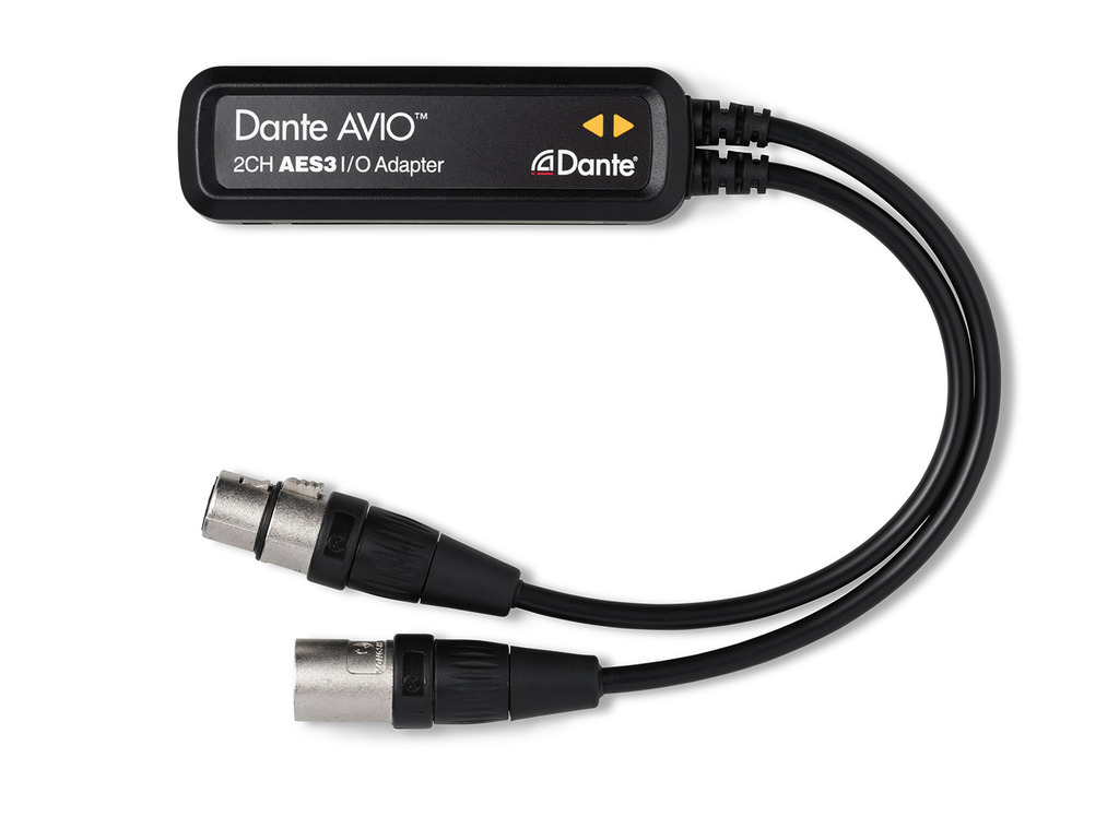 MONACOR ADP-AES3-2X2 Dante®-AVIO-AES3/EBU-Adapter