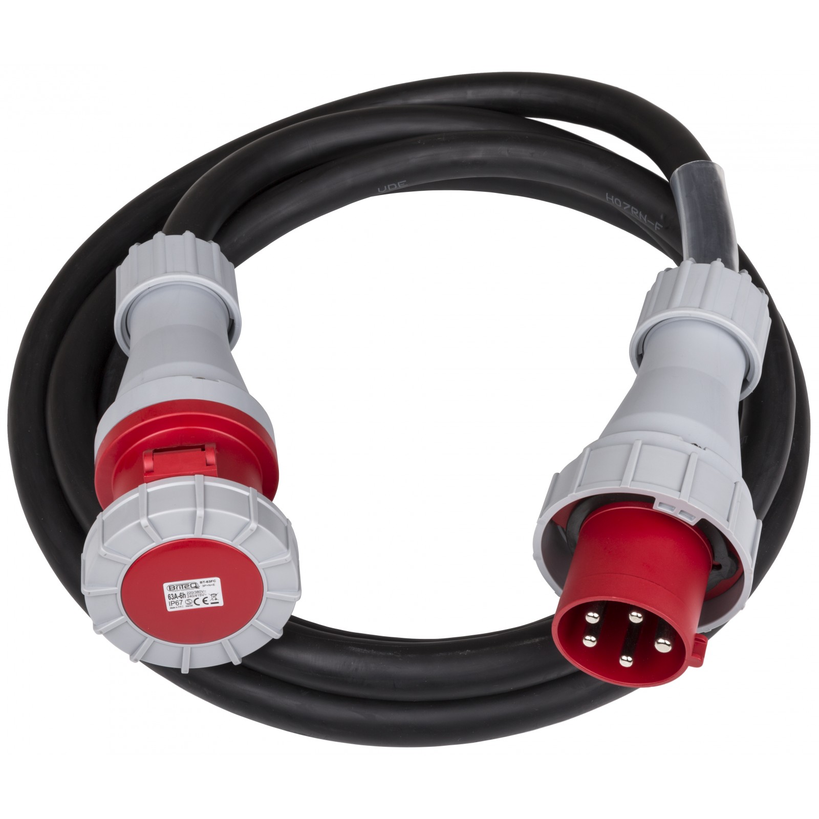 Briteq CEE-Kabel 63A 5x16mm² 5m