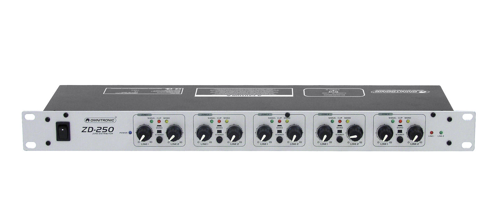 OMNITRONIC ZD-250 Zonen-Verteiler OMNITRONIC ZD-250 Zonen-Verteiler