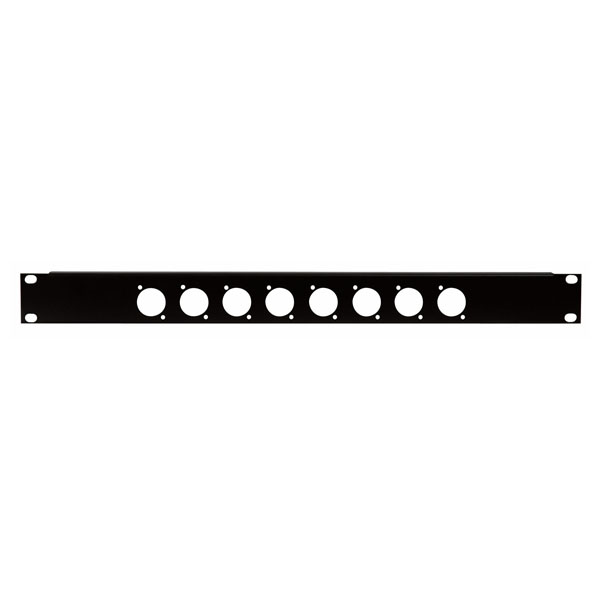 SHOWGEAR 19 Inch Connector Panel 1HE, für 8 XLR-Anschlüsse (Größe D) SHOWGEAR 19 Inch Connector Panel 1HE, für 8 XLR-Anschlüsse (Größe D)