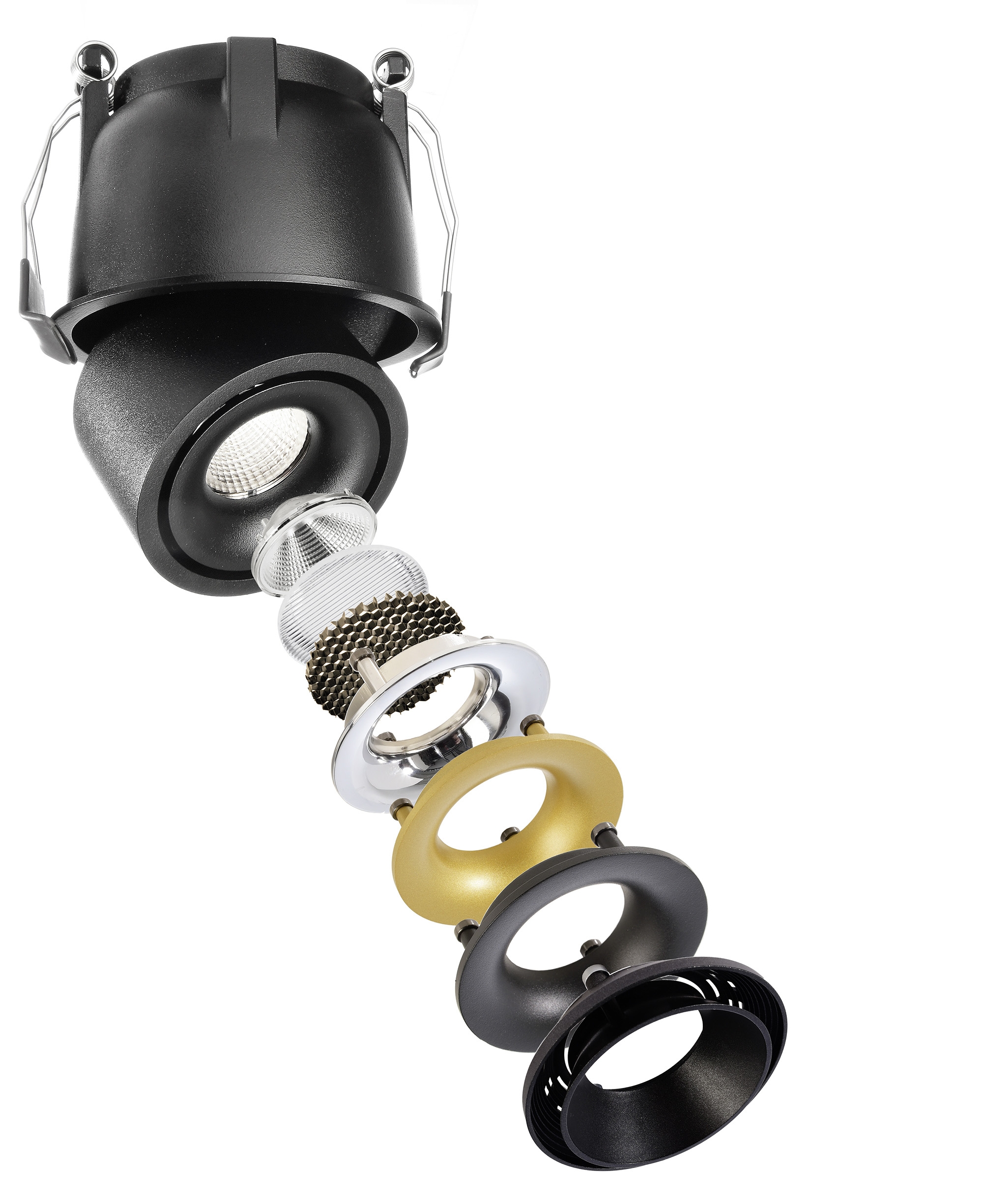 Uni 2 Mini Tilt, 9 W, 3000 K, Schwarz