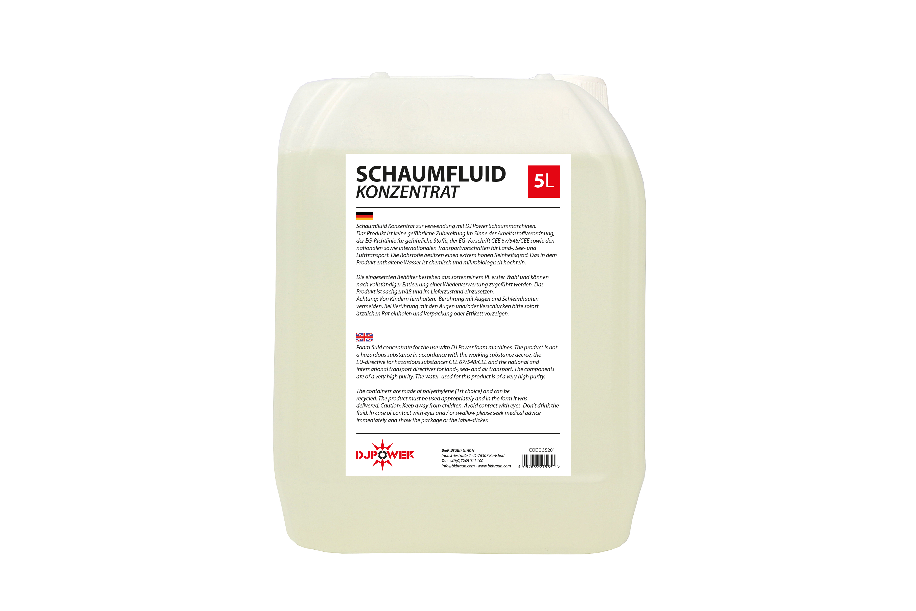 Schaumfluid 5l Konzentrat