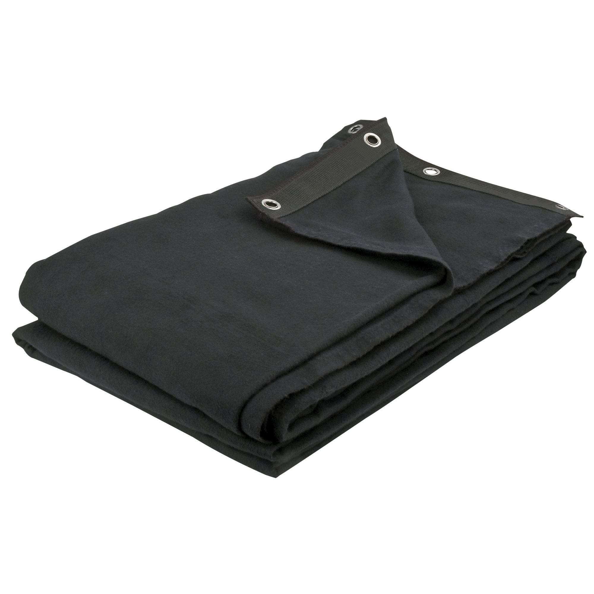 SHOWGEAR Backdrop Dekomolton 160 g/m² Black - 300 x 400 cm (W x H) Schwarz - 300 x 400 cm (B x L)