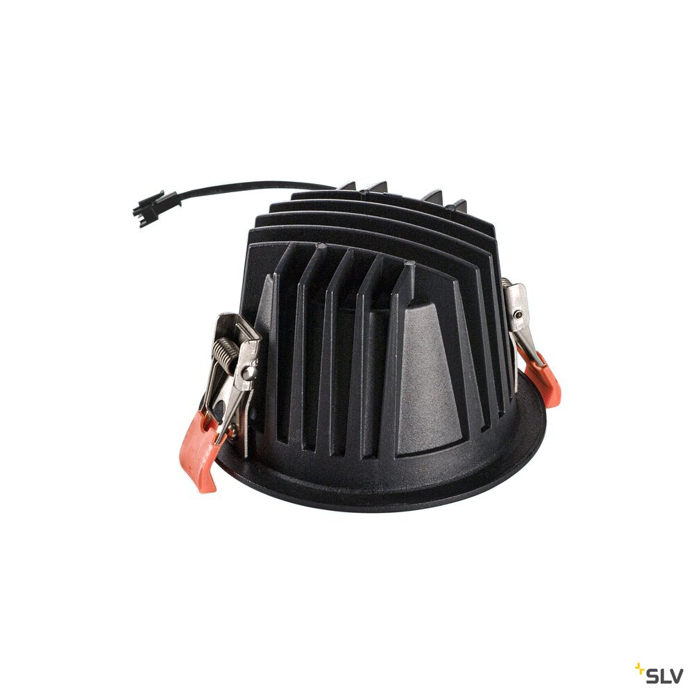 NUMINOS DL L, Indoor LED Deckeneinbauleuchte schwarz/weiß 2700K 20°
