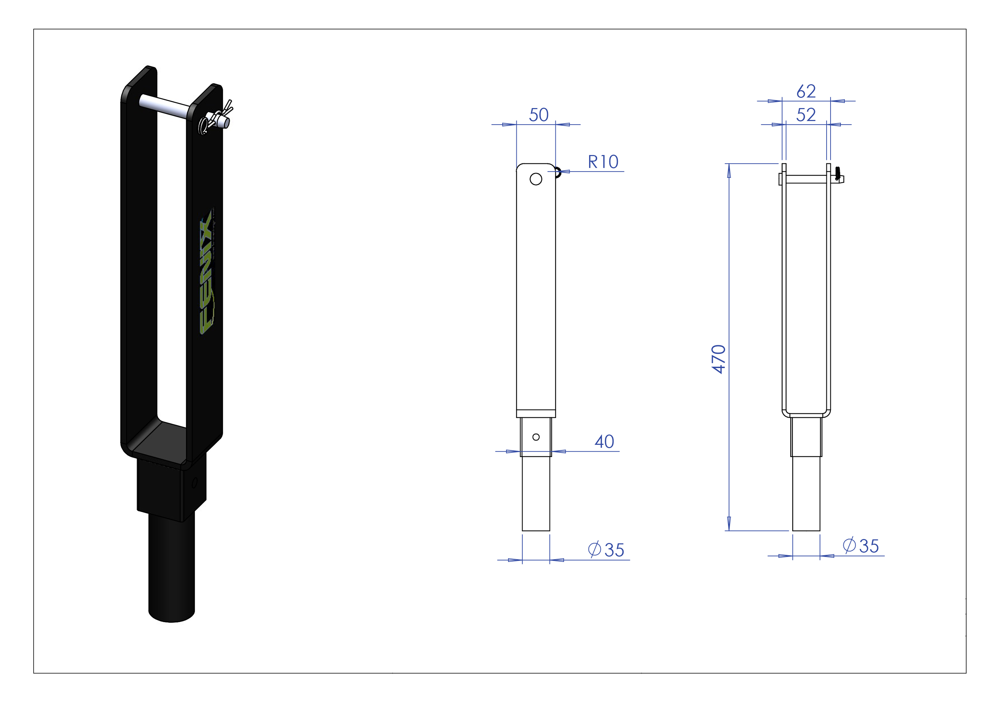 Traversenadapter AC-522B