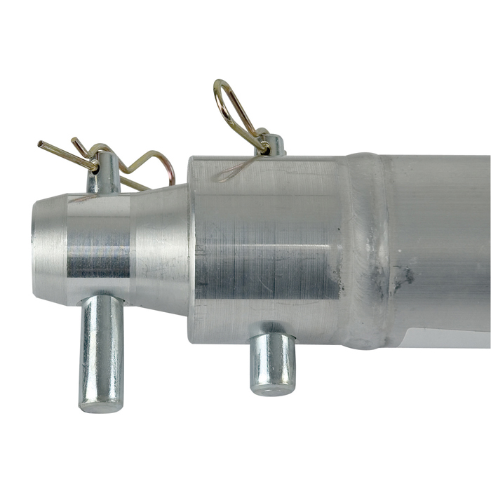 MILOS P Truss - Single Tube 50 mm Tube B 3000 - incl. 1x female receiver - 300 cm - silver MILOS P Truss - Single Tube 50 mm Tube B 3000 - incl. 1x female receiver - 300 cm - silver