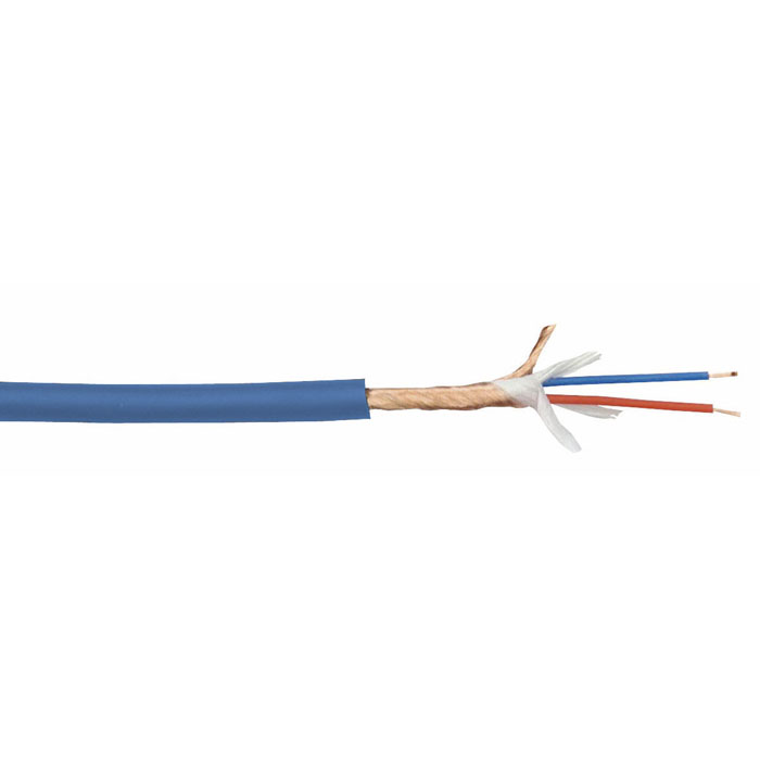 DAP MC-216 Blaues Mic/Line-Kabel - 100-m-Rolle
