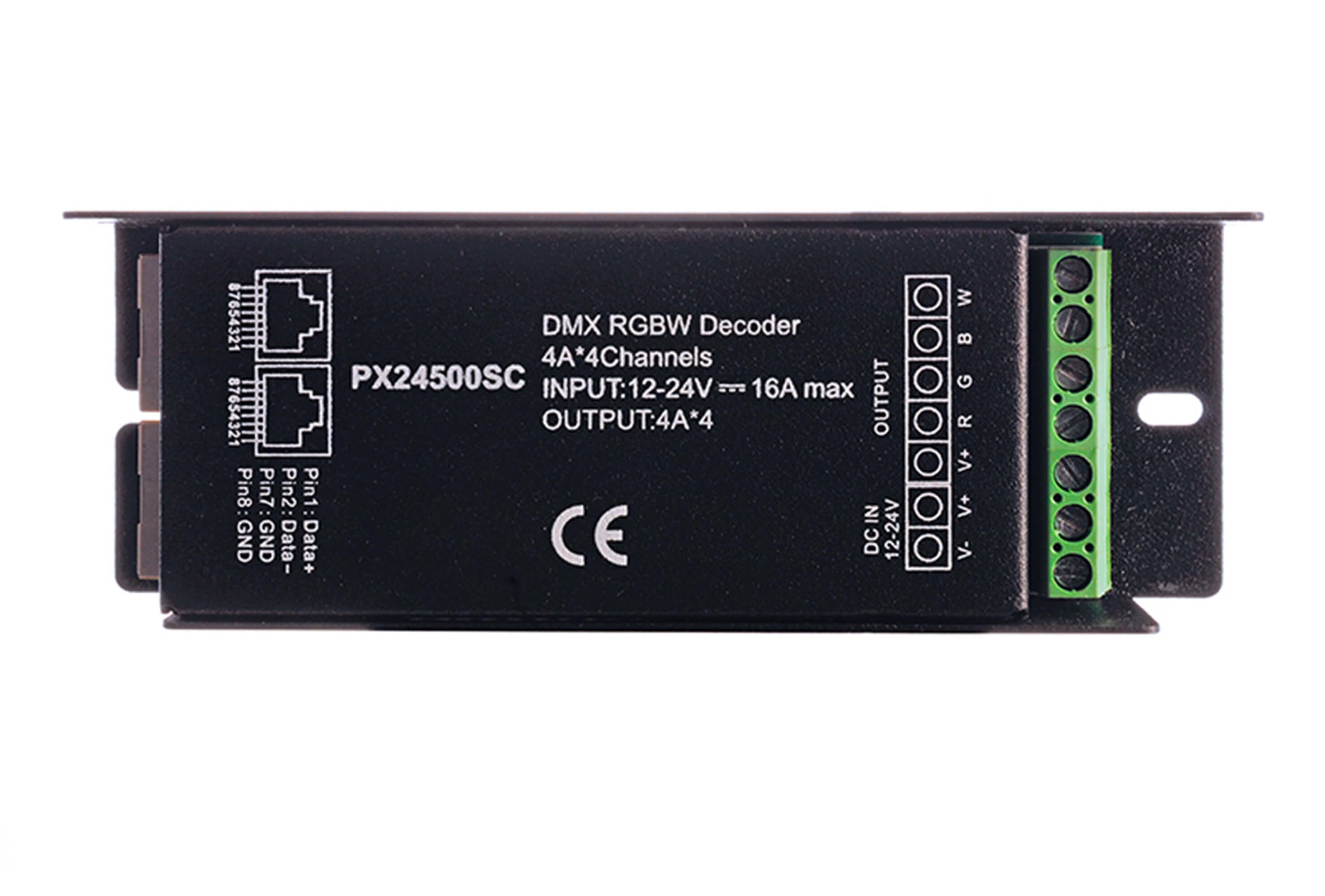 LED Dimmer R-DMX 3+1 Kanal / 12-24V